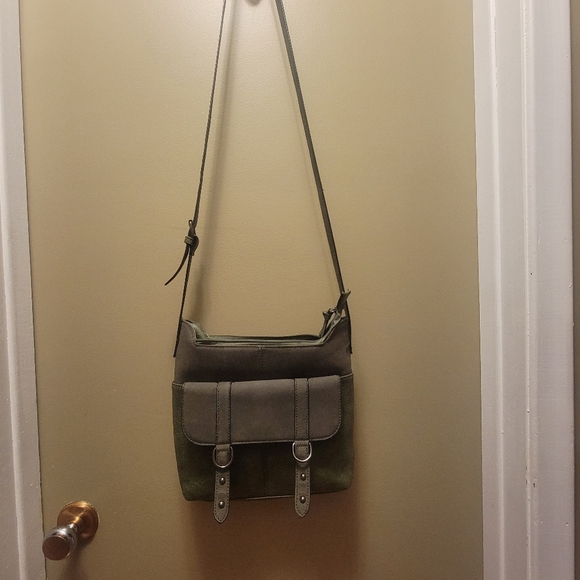 Ladies leather purse with adjustable strap - Picture 3 of 3